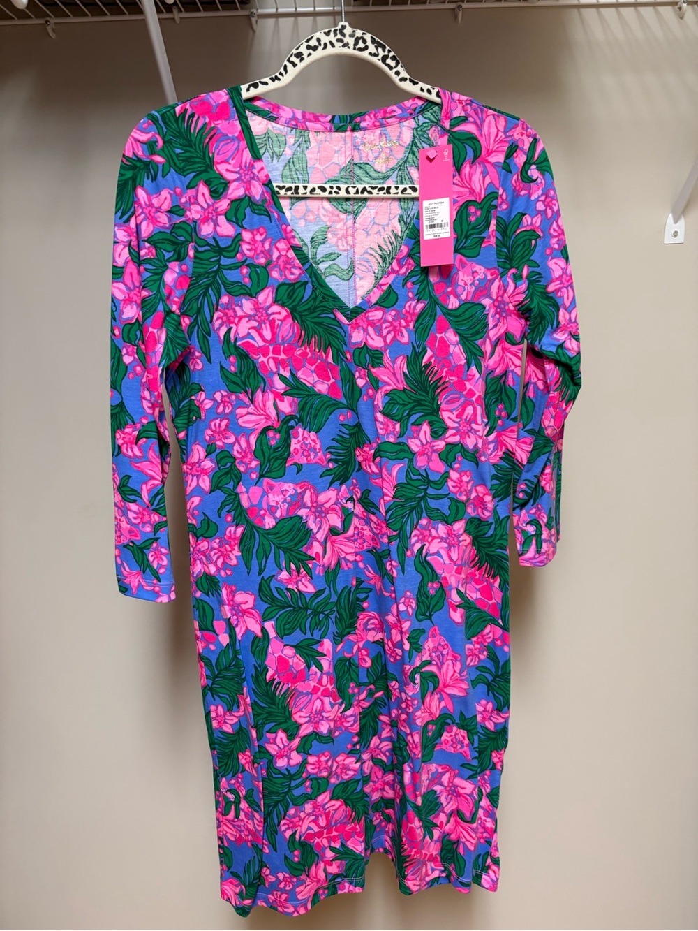 Lilly Pulitzer Pink, Green, Blue Floral Dress